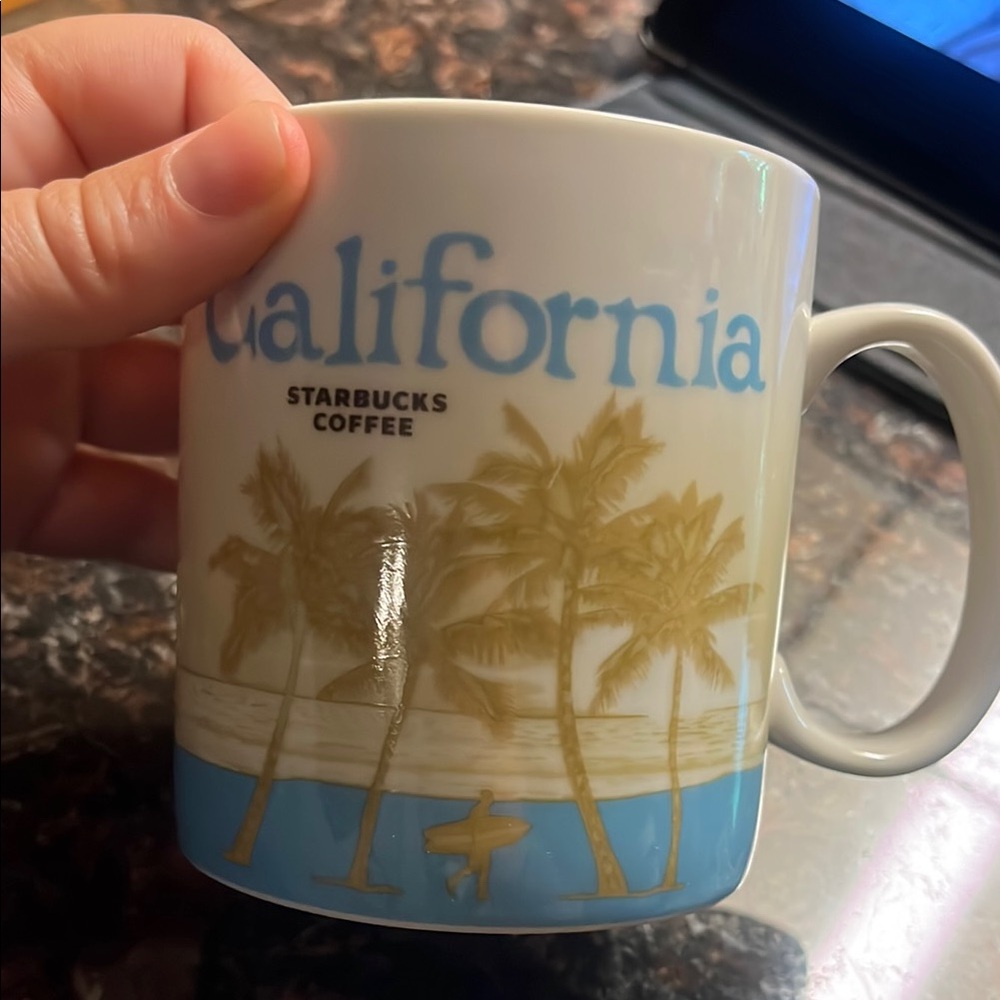 Starbucks California Mug collector 16 oz dishwasher and microwave safe surfer